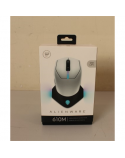 SALE OUT. Dell Mouse Alienware 610M Wired / Wireless Gaming Mouse - AW610M (Lunar Light), UNPACKED, USED, SCRATCHED ON BACK | Dell | Alienware | AW610M | Wireless wired optical | Gaming Mouse | Lunar Light | UNPACKED, USED, SCRATCHED ON BACK | 2 year(s)