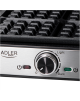 Adler Waffle Maker | AD 3083 | 1800 W | Number of pastry 4 | Belgium | Silver/Black