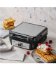 Adler Waffle Maker | AD 3083 | 1800 W | Number of pastry 4 | Belgium | Silver/Black
