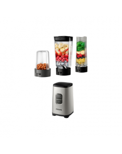 Philips Mini Blender | HR2604/80 Daily Collection | Tabletop | 350 W | Jar material Plastic/Glass | Jar capacity 0.6+0.6 L | Ice