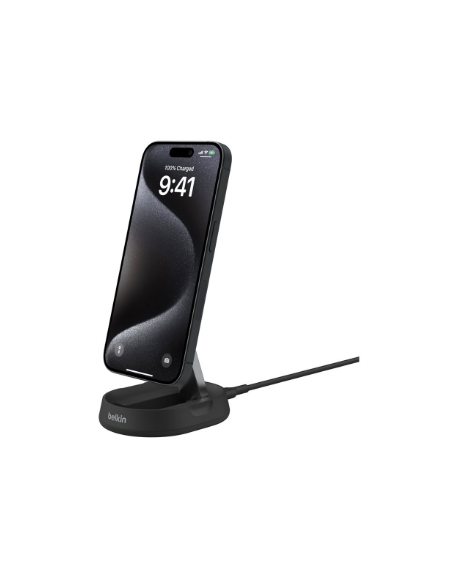 Belkin | Adjustable Wireless Magnetic Charging Station with Qi2 (15W) | WIA008vfBK