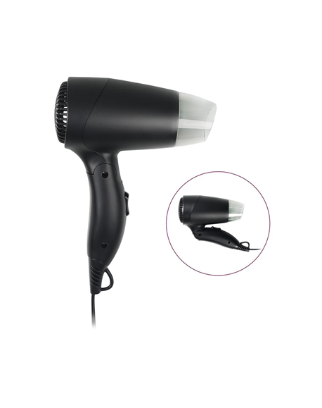 Tristar Travel Hair Dryer | HD-2460 | 1200 W | Number of temperature settings 2 | Black