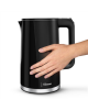 Tristar Double Walled Kettle | WK-3407 | Electric | 2200 W | 1.7 L | Plastic | 360° rotational base | Black