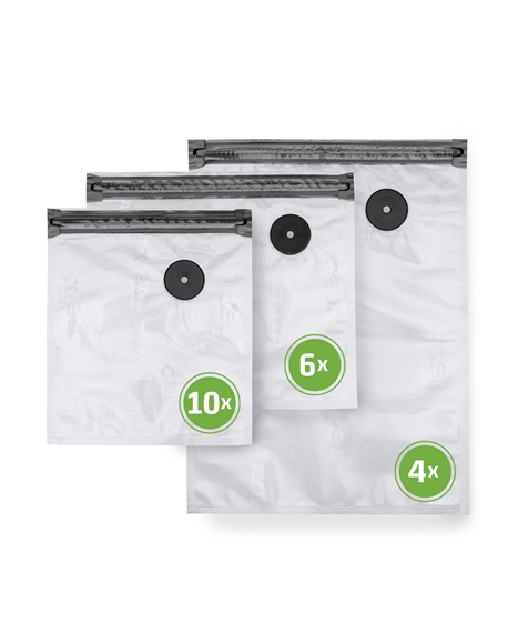Caso | Vacu ZIP-Bags Set | 01243 | Transparent
