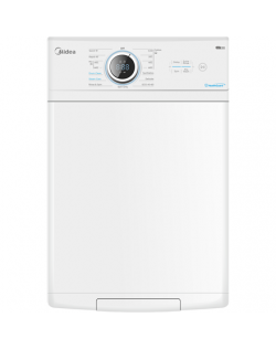 Midea Washing Machine | MF100T60B/W-HR | Energy efficiency class A | Top loading | Washing capacity 6 kg | 1200 RPM | Depth 61 c