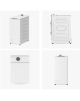 Midea Washing Machine | MF100T60B/W-HR | Energy efficiency class A | Top loading | Washing capacity 6 kg | 1200 RPM | Depth 61 c