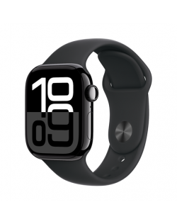 Apple Watch Series 10 | Smart watch | GPS (satellite) | Always-On Retina | Waterproof | Jet Black