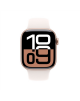 Apple Watch Series 10 | Smart watch | GPS (satellite) | Always-On Retina display | 42mm | Waterproof | Rose Gold