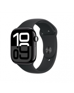 Apple Watch Series 10 | Smart watch | GPS (satellite) | Always-On Retina display | 46mm | Waterproof | Jet Black