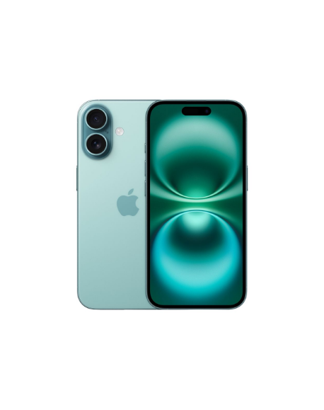 Apple iPhone 16 | Teal | 6.1 " | Super Retina XDR display | 2556 x 1179 pixels | A18 | Internal RAM 8 GB | 128 GB | Dual SIM | 4
