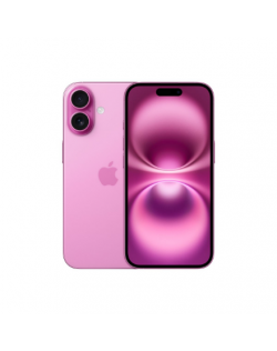 Apple iPhone 16 | Pink | 6.1 " | Super Retina XDR display | 2556 x 1179 pixels | A18 | Internal RAM 8 GB | 256 GB | Dual SIM | 4