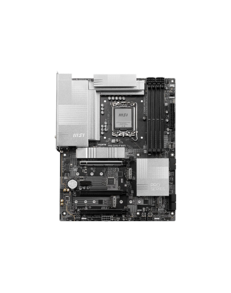 MSI PRO Z890-P WIFI | Processor family Intel | Processor socket LGA1851 | DDR5 UDIMM | Supported hard disk drive interfaces SATA
