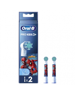 Oral-B Electric Toothbrush Heads | EB10-2 Kids Spiderman | Heads | For kids | Number of brush heads included 2