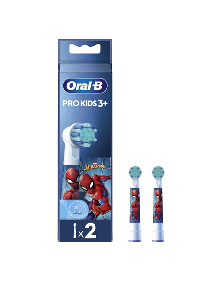 Oral-B Electric Toothbrush Heads | EB10-2 Kids Spiderman | Heads | For kids | Number of brush heads included 2