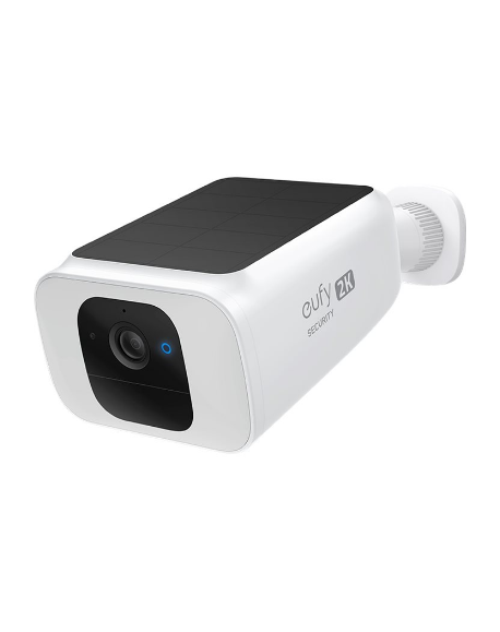 Anker Eufy | Security Camera | Spotlight Cam Solar | IP67 | 8GB Local Storage | Black and White