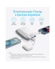 Anker | Power Bank | A1681H21 | 20000 mAh | USB-C 30W, Lightning 27W | Built-In USB-C and Lightning Cables | White