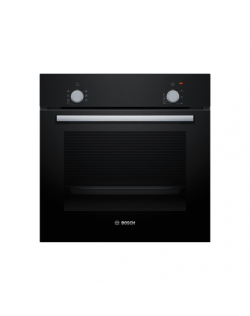 Bosch Oven | HBF010BA0 | 66 L | Electric | Manual | Knobs | Height 59.5 cm | Width 59.4 cm | Black