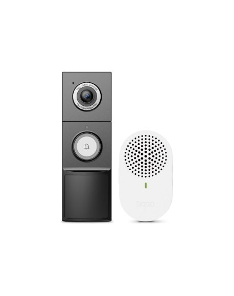TP-LINK Video Doorbell Camera | Tapo D235 | 5 MP | 1.18mm/F1.8 | IP66 | H.264 | Micro SD, Max. 512
