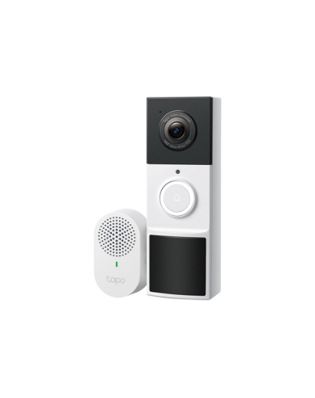 TP-LINK Video Doorbell Camera | Tapo D210 | 3 MP | 1.18mm/F1.8 | IP65 | H.264 | Micro SD, Max. 512