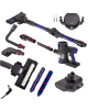 Adler Vacuum Ceaner | AD 7061 Allergy-friendly PRO | Cordless operating | 220-240 V | Operating time (max) 30 min | Black/Blue |