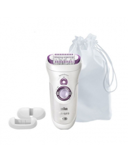 Braun Epilator Silk-épil 9 SensoSmart™ 9/700 Operating time 50 min, Cordless, Number of speeds 2, White/Purple