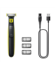 Philips Shaver | QP2724/10 OneBlade | Operating time (max) 45 min | Wet & Dry | NiMH | Black/Lime