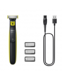 Philips Shaver | QP2724/10 OneBlade | Operating time (max) 45 min | Wet & Dry | NiMH | Black/Lime