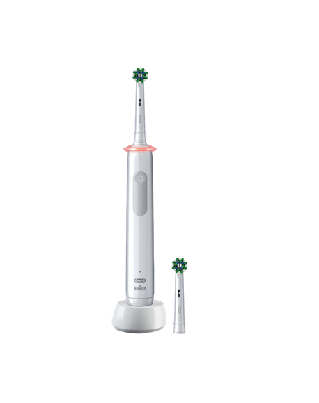 Oral-B Electric Toothbrush | Pro 3 3000 Cross Action | Rechargeable | For adults | Number of brush heads included 2 | Number of 