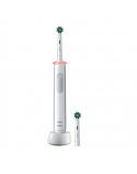 Oral-B Electric Toothbrush | Pro 3 3000 Cross Action | Rechargeable | For adults | Number of brush heads included 2 | Number of teeth brushing modes 3 | White