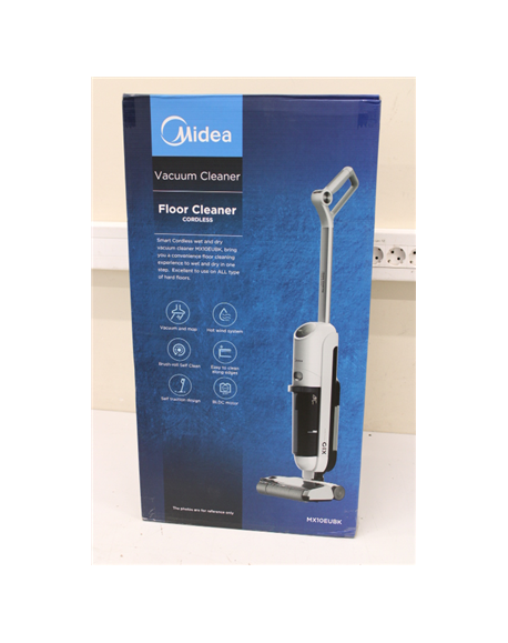 SALE OUT. Midea X10 Wet and Dry Cordless Vacuum Cleaner, Black | Midea | Cordless Vacuum Cleaner | X10 Wet and Dry | 220 W | 22.
