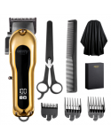 Camry Hair clipper with LCD display | CR 2844 | Cordless | Number of length steps 4 | Gold