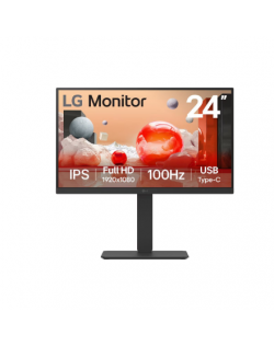 LG 24BA750-B | 23.8 " | IPS | FHD | 16:9 | 100 Hz | 5 ms | 1920 x 1080 pixels | 200 cd/m² | HDMI ports quantity 1 | Black