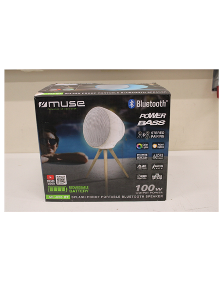 SALE OUT. Muse ML-655 BT Portable Bluetooth Speaker | Muse | Portable Bluetooth Speaker | ML-655 BT | DAMAGED PACKAGING, DEMO | 