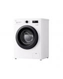 LG Washing Machine | F4X1008NWK | Energy efficiency class A | Front loading | Washing capacity 8 kg | 1400 RPM | Depth 56 cm | Width 60 cm | LED | Steam function | Direct drive | Wi-Fi | White