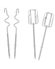 Adler Hand Mixer | AD 4230 | Hand Mixer | 550 W | Number of speeds 5 | Turbo mode | Black