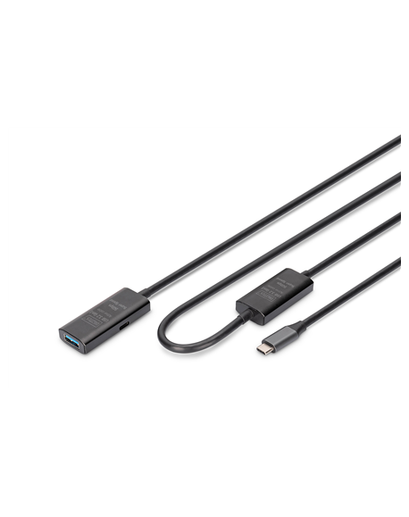 Digitus | Active USB 3.2 Gen1 5G extension cable | DA-73111 | USB-C to USB-A