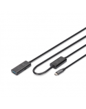 Digitus | Active USB 3.2 Gen1 5G extension cable | DA-73111 | USB-C to USB-A