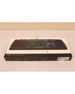 SALE OUT. Dell Alienware 510K Low-profile RGB Mechanical Gaming Keyboard - AW510K (Dark) | Dell | Alienware Gaming Keyboard | AW