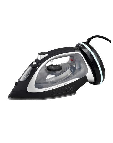 Adler Steam Iron | AD 5043 | Steam Iron | 2800 W | Water tank capacity 300 ml | Continuous steam 30 g/min | Steam boost performa