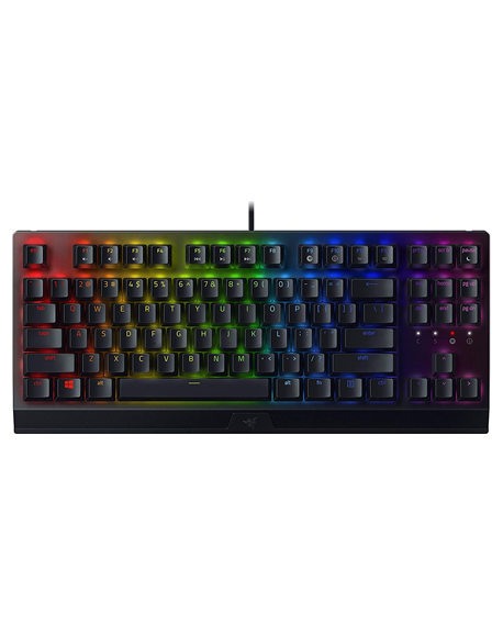 Razer BlackWidow V3, Gaming keyboard, RGB LED light, US, Black, Wired