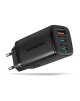 AXAGON GaN wallcharger 3x port (USB-A + 2x USB-C), 65W | ACU-DPQ65