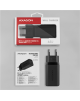 AXAGON GaN wallcharger 3x port (USB-A + 2x USB-C), 65W | ACU-DPQ65