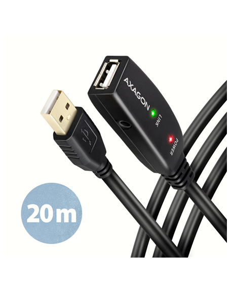 AXAGON USB repeater cable | ADR-220 | USB Type-A to USB Type-A