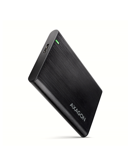 AXAGON Screwless aluminum USB 3.2 Gen 1 - SATA 6G external box for 2.5" SSD/HDD