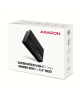 AXAGON Ribbed aluminum USB 3.2 Gen 1 - SATA 6G external box for 3.5" HDD