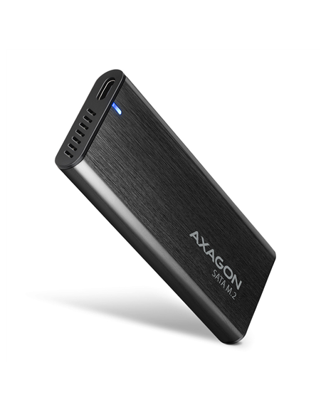 AXAGON External USB-C 3.2 Gen 2 metal box for M.2 SATA SSD disks