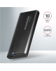 AXAGON External USB-C 3.2 Gen 2 metal box for M.2 SATA SSD disks