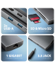 AXAGON Multi port USB-C 5Gbps hub | HMC-8HLSA