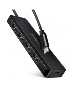 AXAGON Travel four-port USB-C 5Gbps hub | HUE-C1C