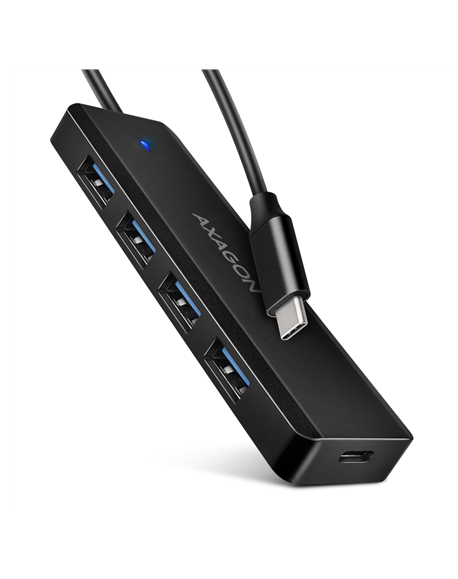 AXAGON Travel four-port USB-C 5Gbps hub | HUE-C1C